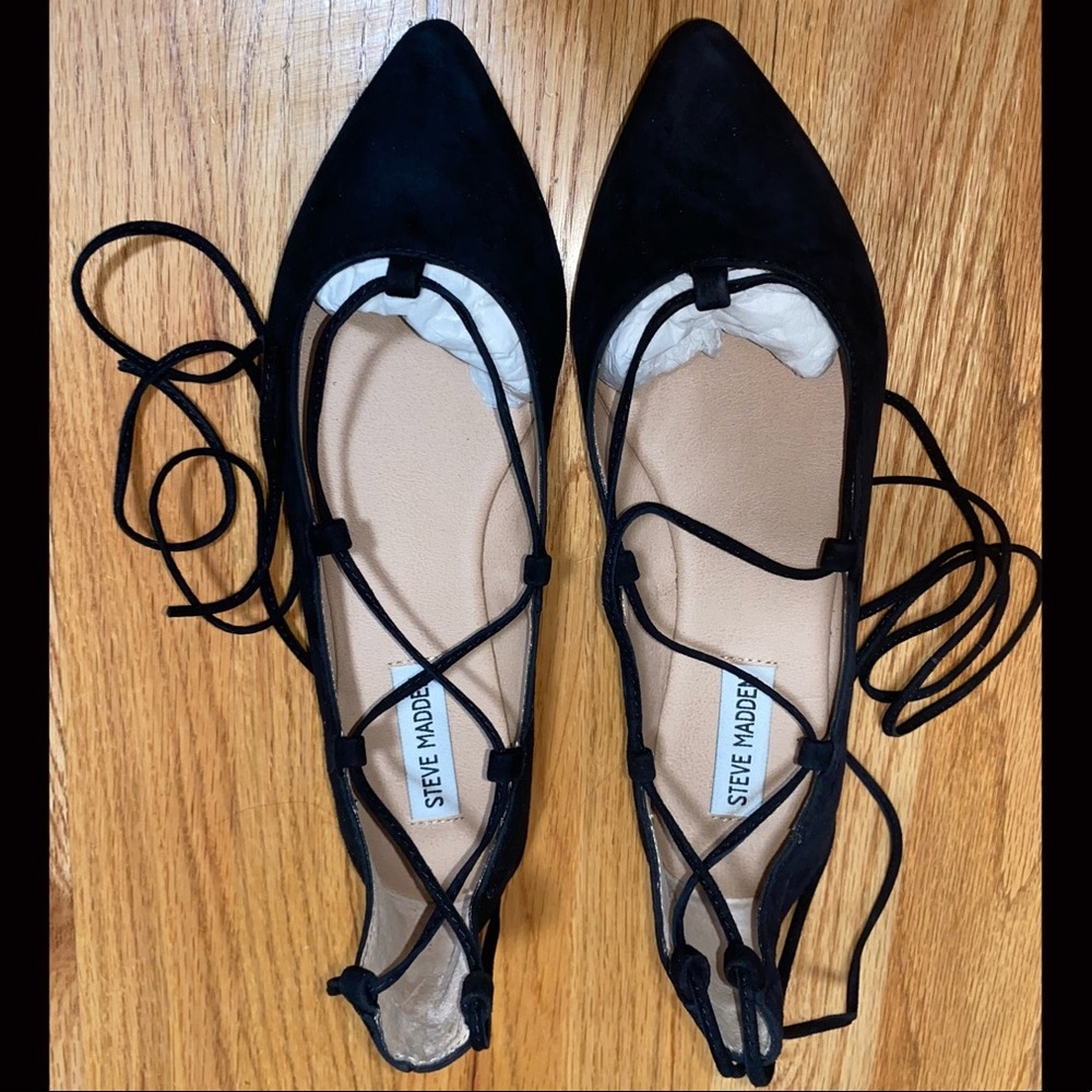 Steve Madden Tie Up Flats